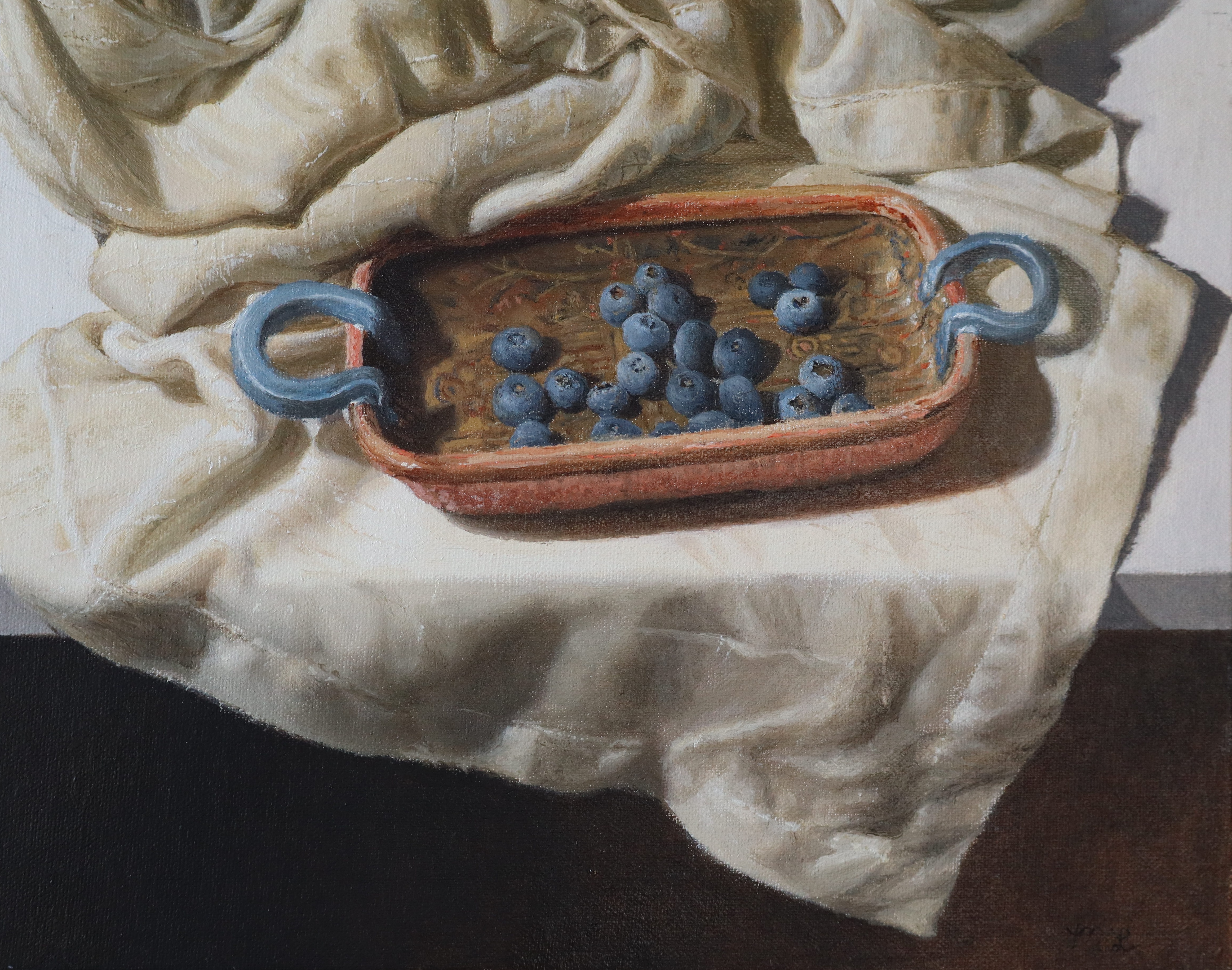 Blueberries in Terracotta